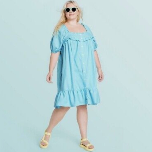Stoney Clover Lane XL Turquoise Color Midi Dress With Pockets π